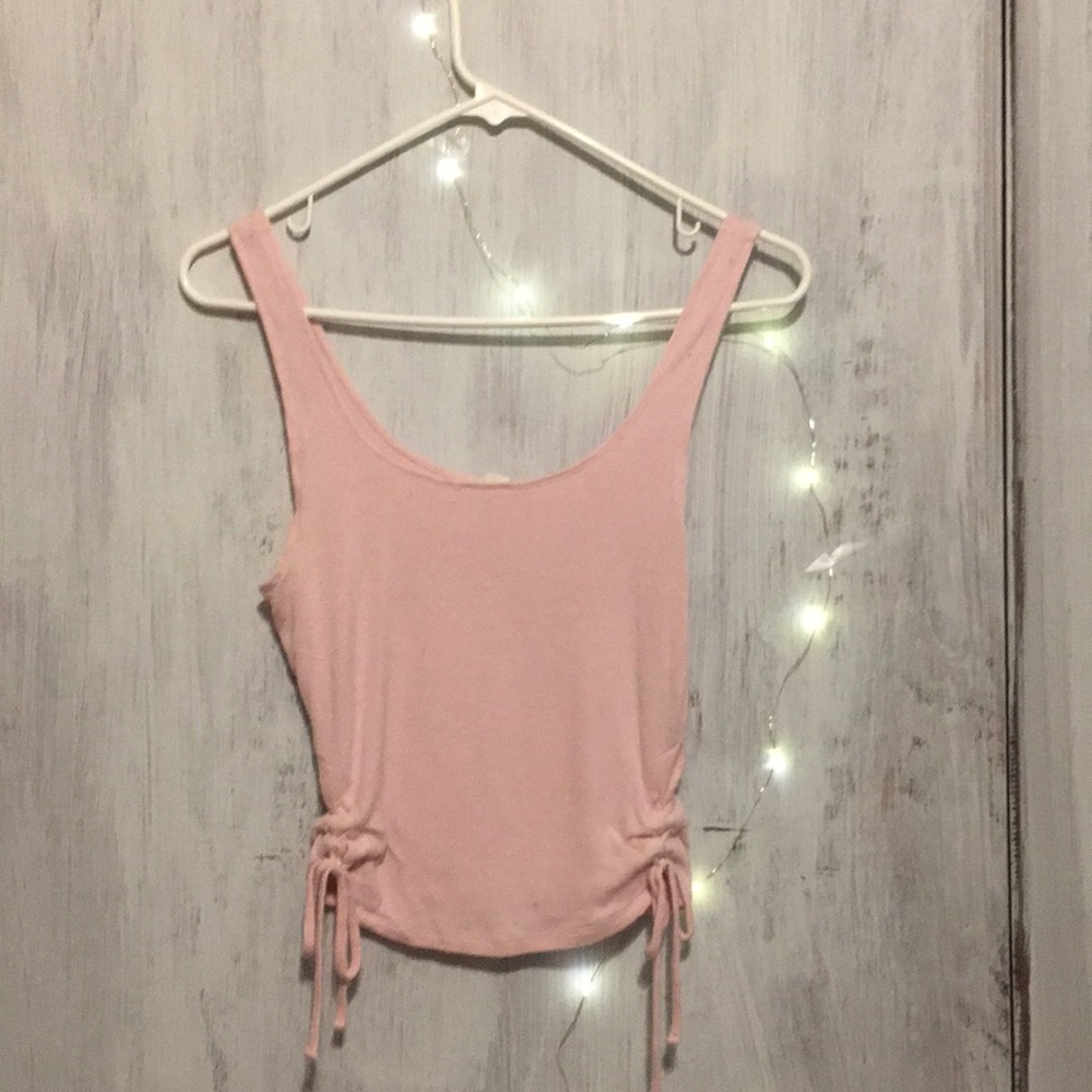 XS crop top with ties!
